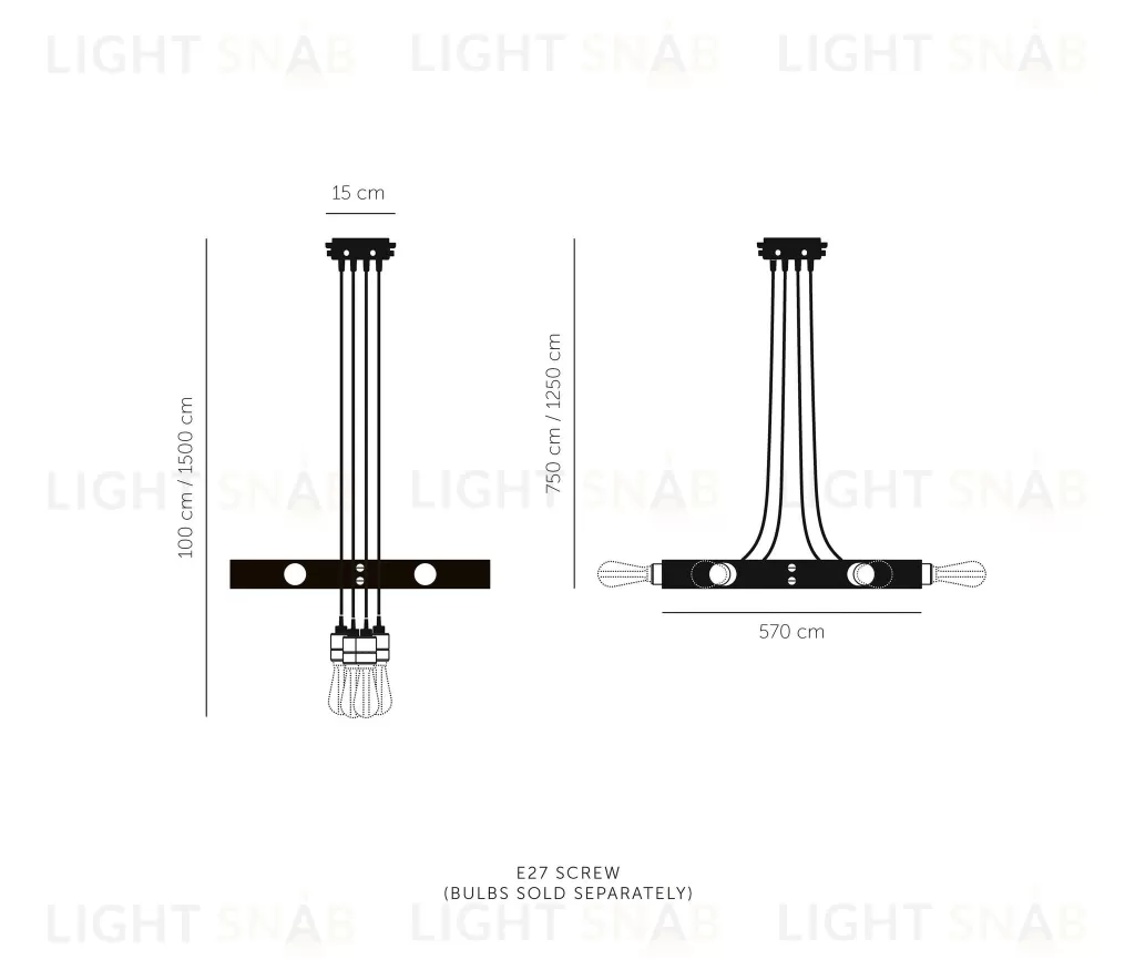 Подвесной дизайнерский светильник  Hero Light by Buster + Punch LSR6416