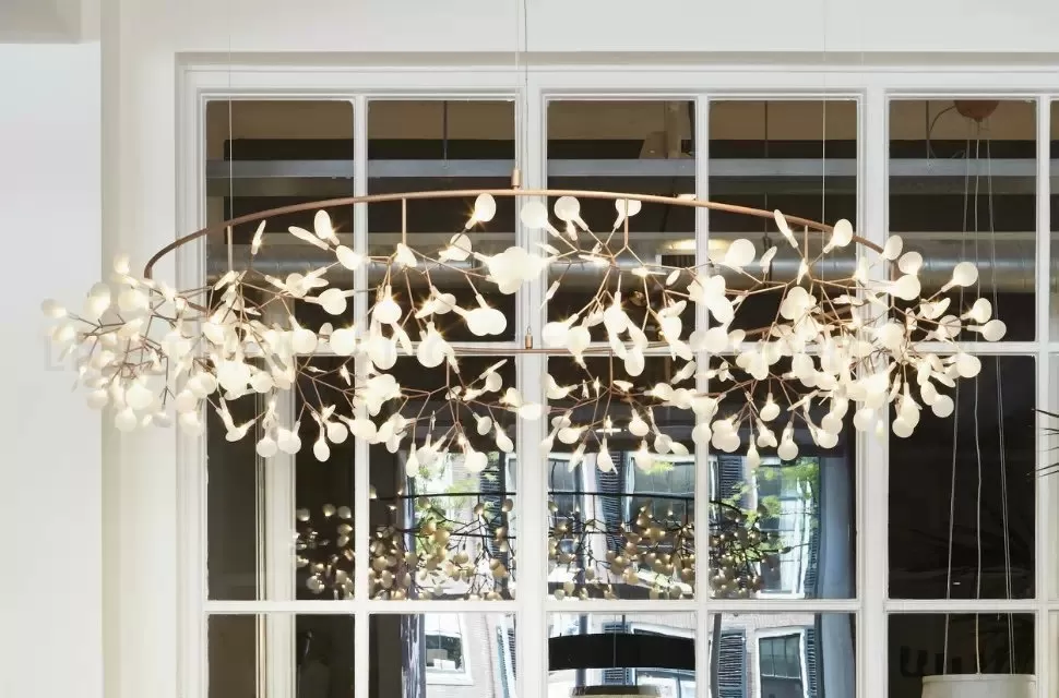 Подвесной дизайнерский светильник  Heracleum  Endless by Moooi (медный) LSR6412