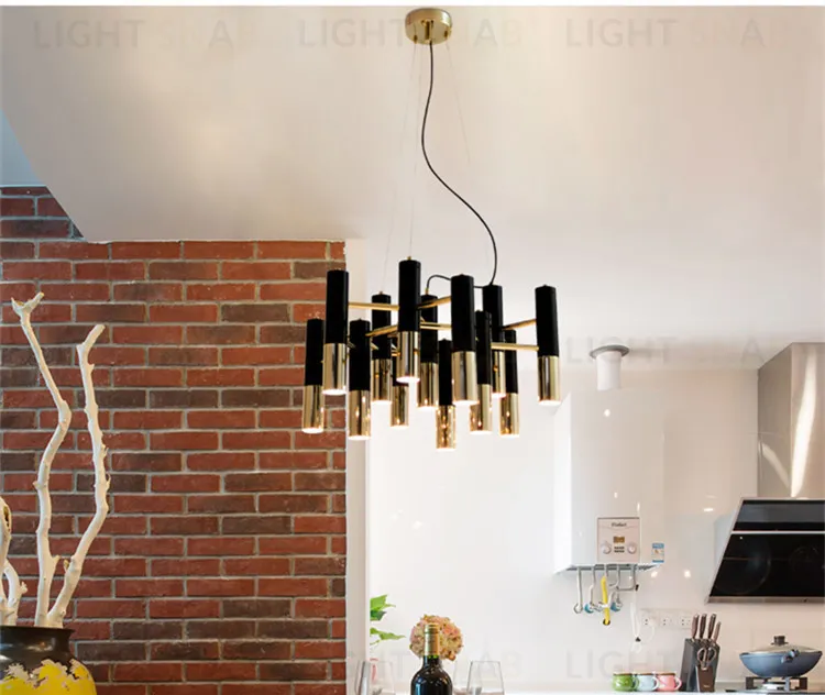 Подвесной дизайнерский светильник  Ike by Delightfull (17 плафонов) LSR6451