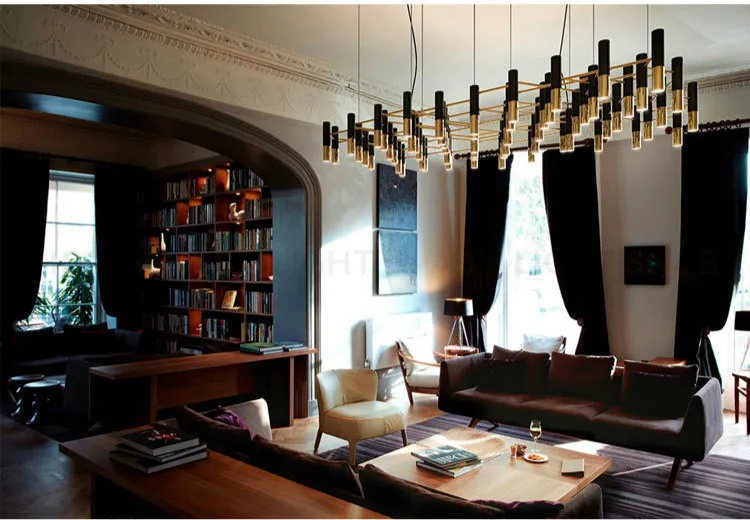 Подвесной дизайнерский светильник  Ike by Delightfull (17 плафонов) LSR6451