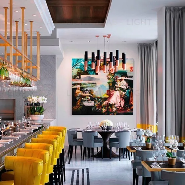 Подвесной дизайнерский светильник  Ike by Delightfull (17 плафонов) LSR6451