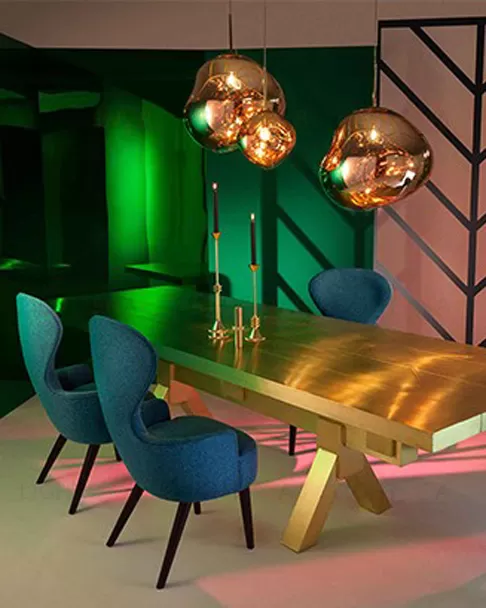 Подвесной дизайнерский светильник  MELT by Tom Dixon (бронзовый) LSR6612