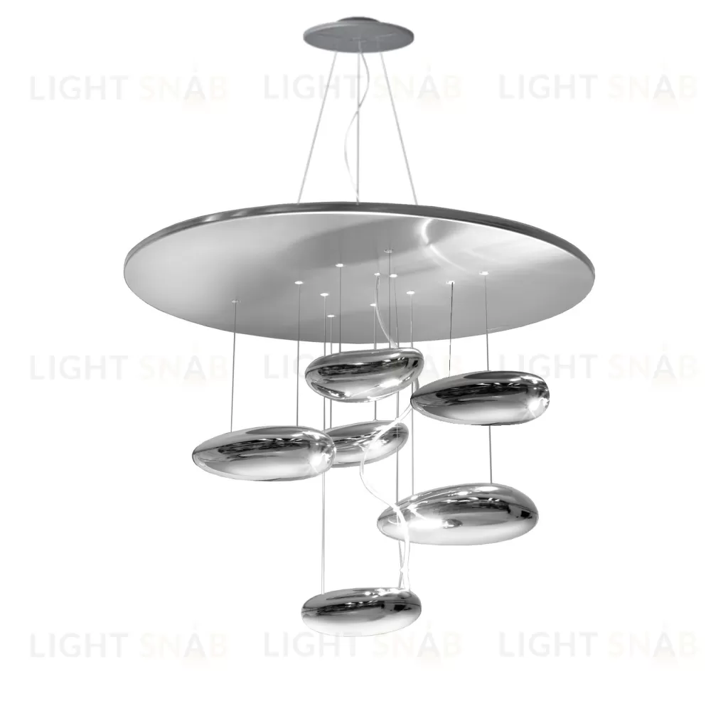 Подвесной дизайнерский светильник  Mercury by Artemide (6 плафонов) LSR6618