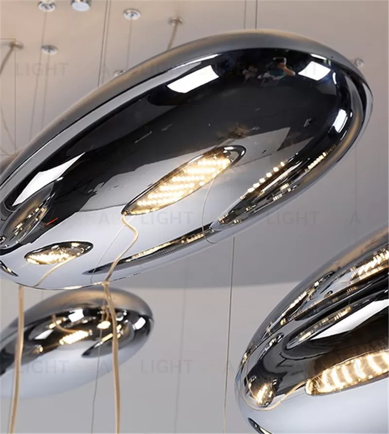 Подвесной дизайнерский светильник  Mercury by Artemide (6 плафонов) LSR6618