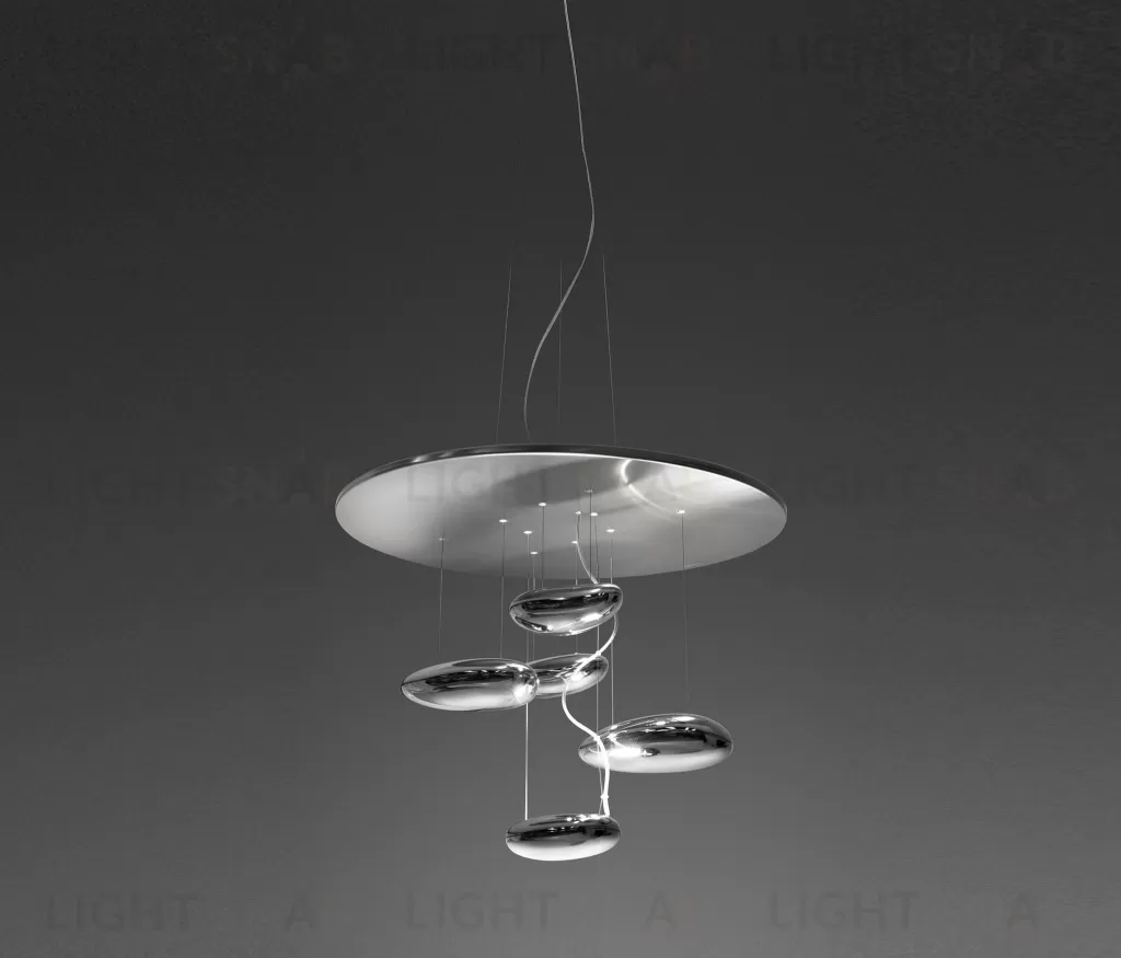 Подвесной дизайнерский светильник  Mercury by Artemide (6 плафонов) LSR6618