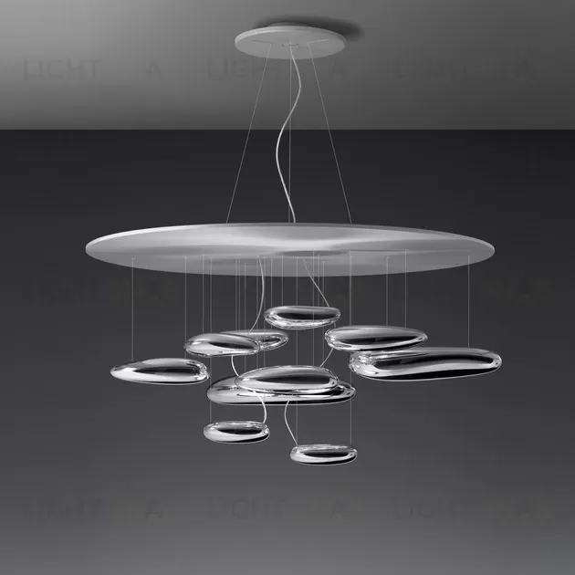 Подвесной дизайнерский светильник  Mercury by Artemide (8 плафонов) LSR6619