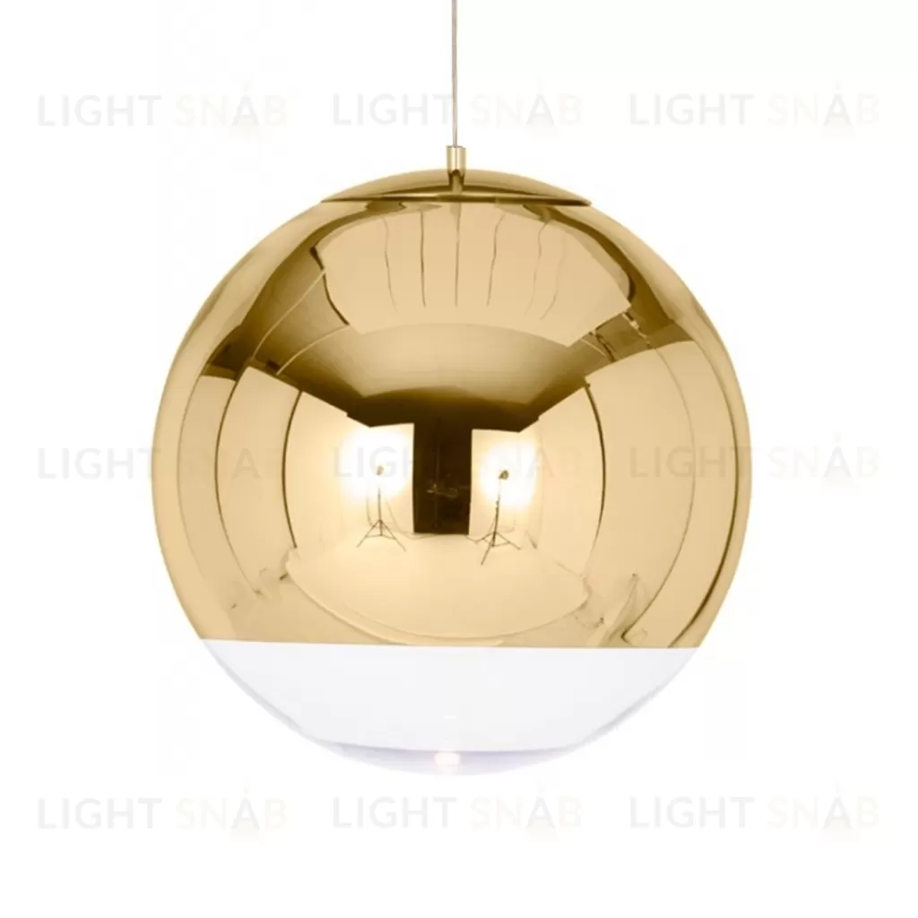 Подвесной дизайнерский светильник  Mirror Ball by Tom Dixon (золотой) LSR6648