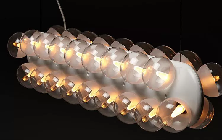 Подвесной дизайнерский светильник  Prop Light horizontal by Moooi LSR6848