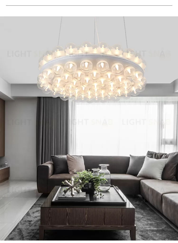 Подвесной дизайнерский светильник  Prop Light round by Moooi LSR6849