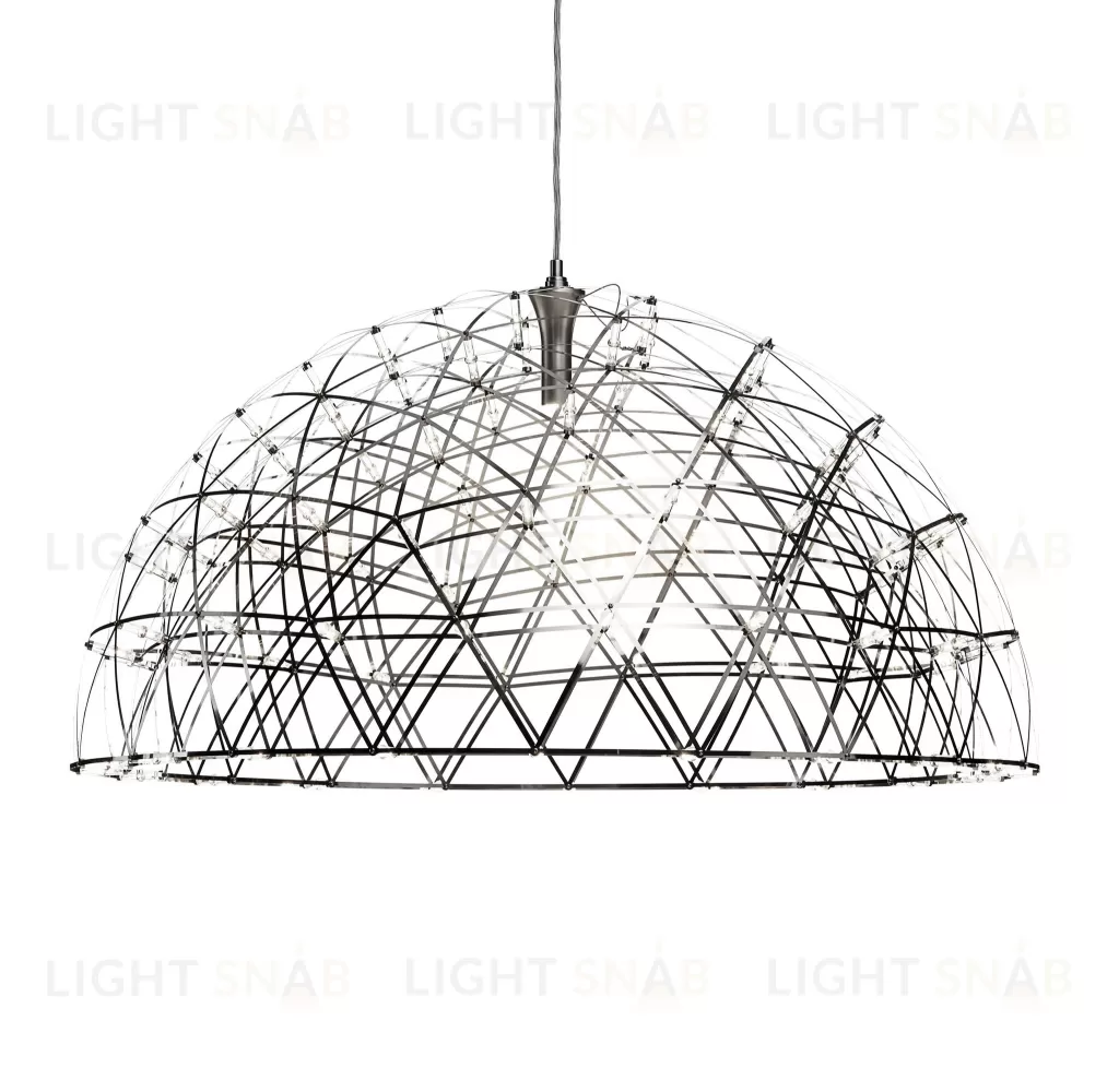 Подвесной дизайнерский светильник  Raimond Dome by Moooi (серебряный, D 79 cm) LSR6868