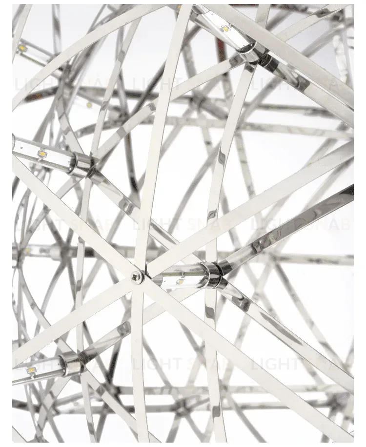 Подвесной дизайнерский светильник  Raimond Dome by Moooi (серебряный, D 79 cm) LSR6868