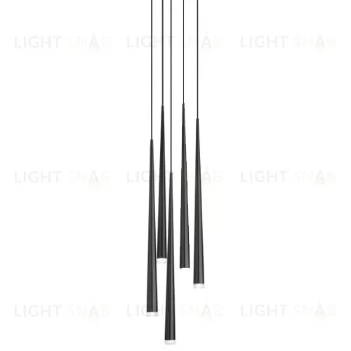 Подвесной дизайнерский светильник  Slim by Vibia (5 плафонов) LSR7015