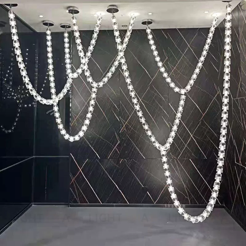 Подвесной дизайнерский светильник  Swarovski Chandelier by Studio Bouroullec Creates LSR7094