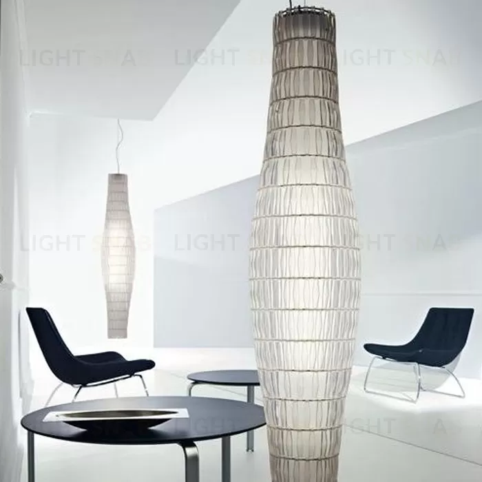 Подвесной дизайнерский светильник  Tropico Vertical by Foscarini (золотой) LSR7185