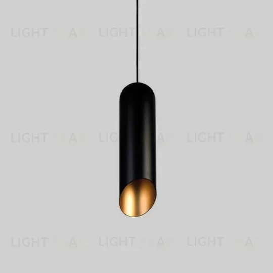 Подвесной дизайнерский светильник  Pipe by Tom Dixon (черный) LSR7389