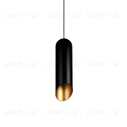 Подвесной дизайнерский светильник  Pipe by Tom Dixon (черный) LSR7389