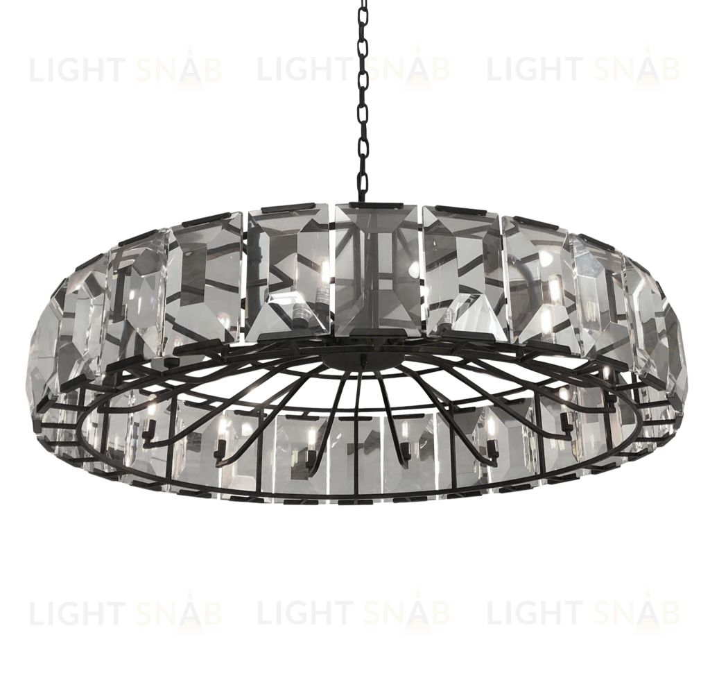 Подвесной дизайнерский светильник  Harlow Crystal Round by Restoration Hardware LSR7934