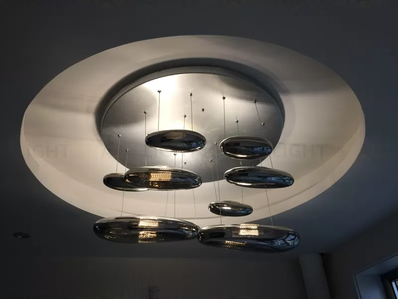 Потолочный дизайнерский светильник  Mercury by Artemide (6 плафонов) LSR8007