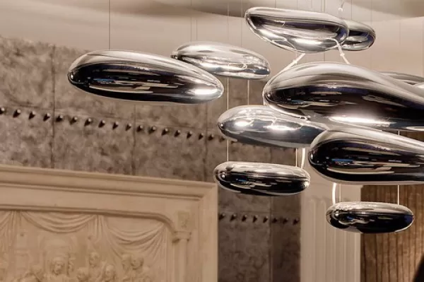 Потолочный дизайнерский светильник  Mercury by Artemide (6 плафонов) LSR8007