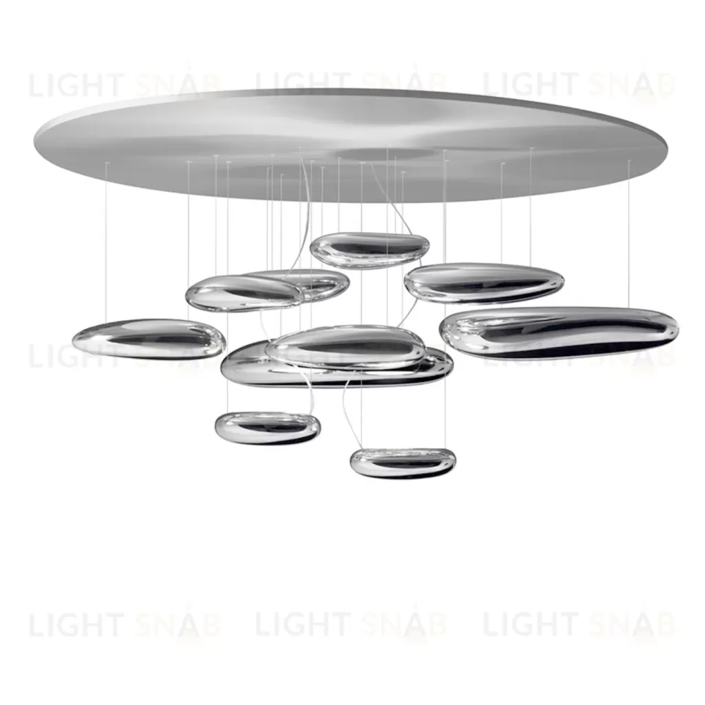 Потолочный дизайнерский светильник  Mercury by Artemide (10 плафонов) LSR8006