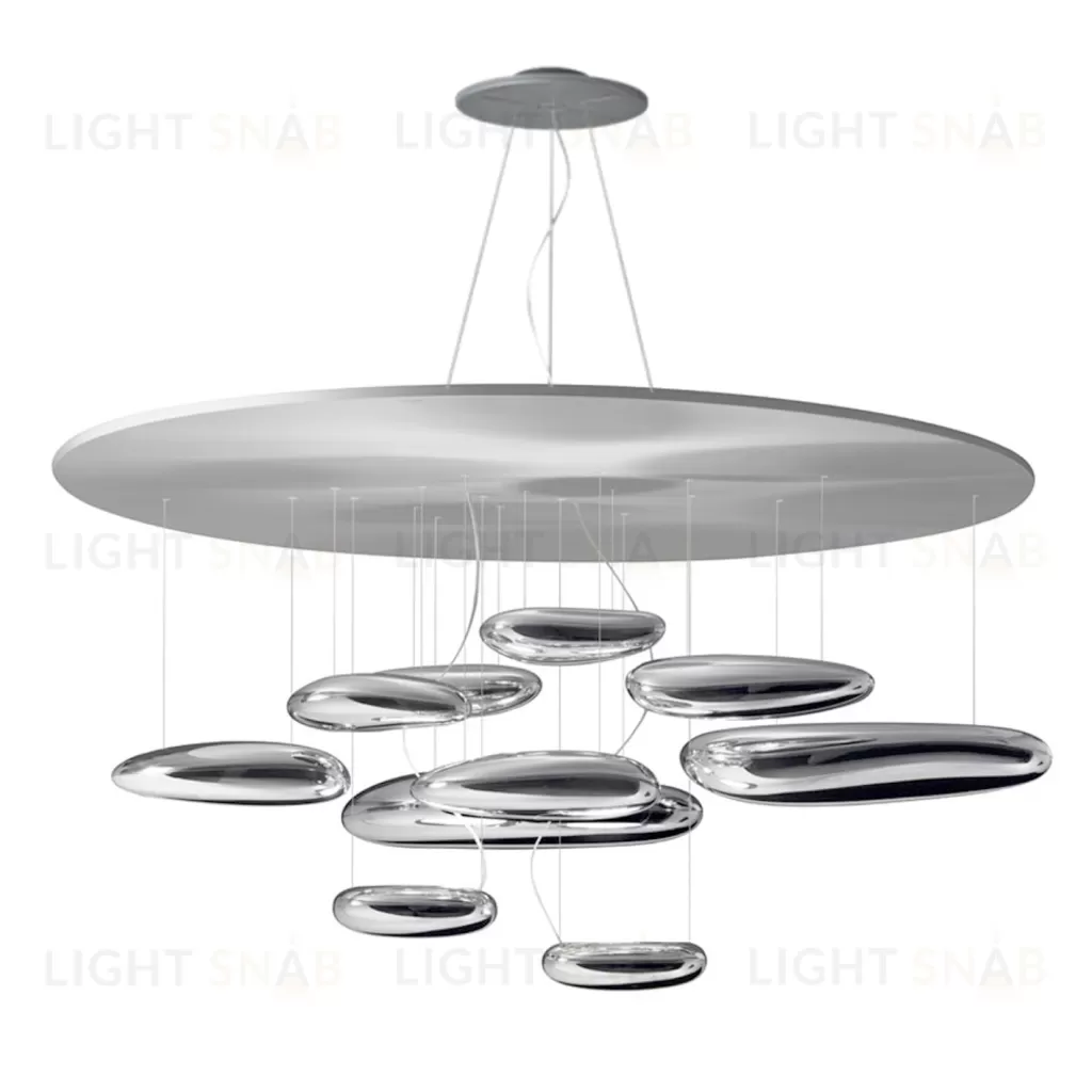 Подвесной дизайнерский светильник  Mercury by Artemide (10 плафонов) LSR8005