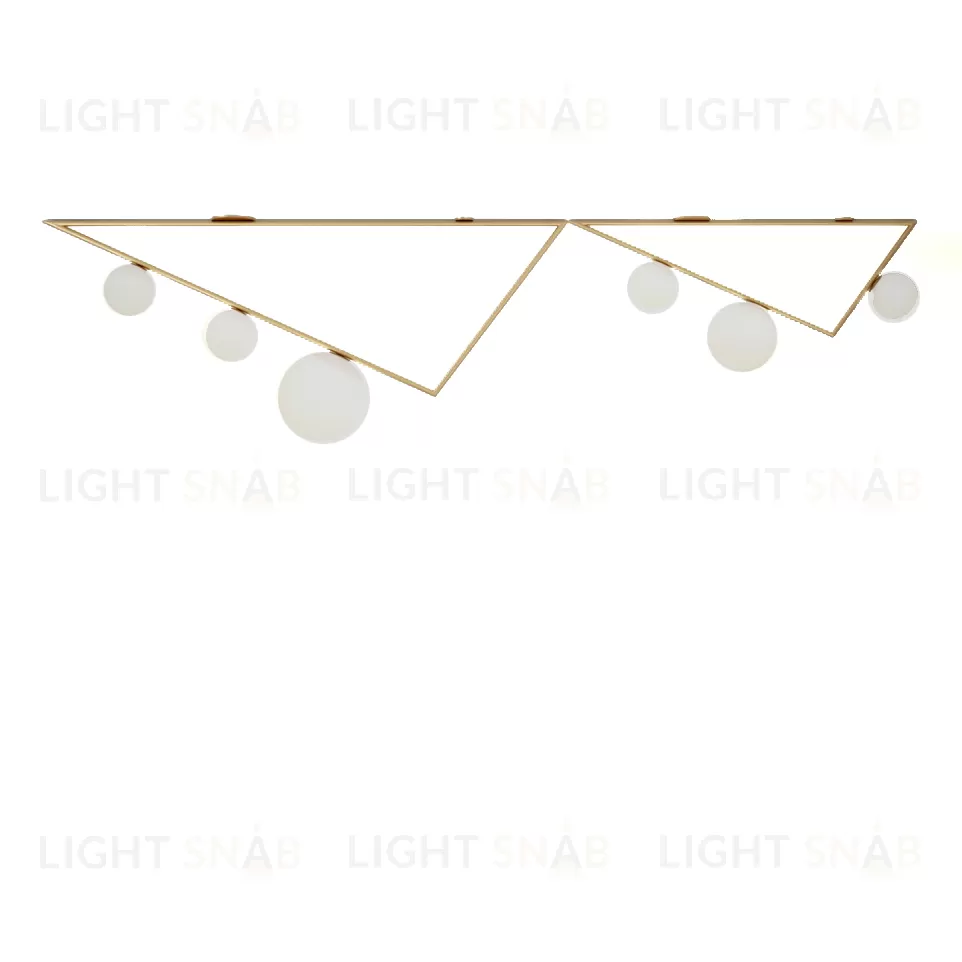 Потолочный дизайнерский светильник  Triangle 2+1 by Atelier Areti LSR8089