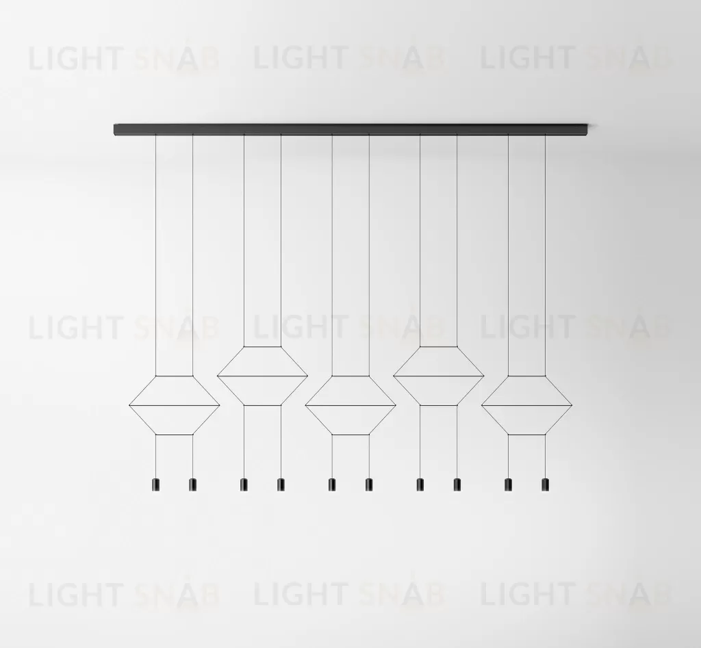 Потолочный дизайнерский светильник  Wireflow 0330 by Vibia LSR8113