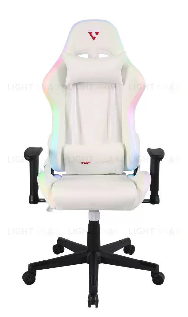 Кресло спортивное TopChairs GMM-080 белый на черной базе УТ000039639