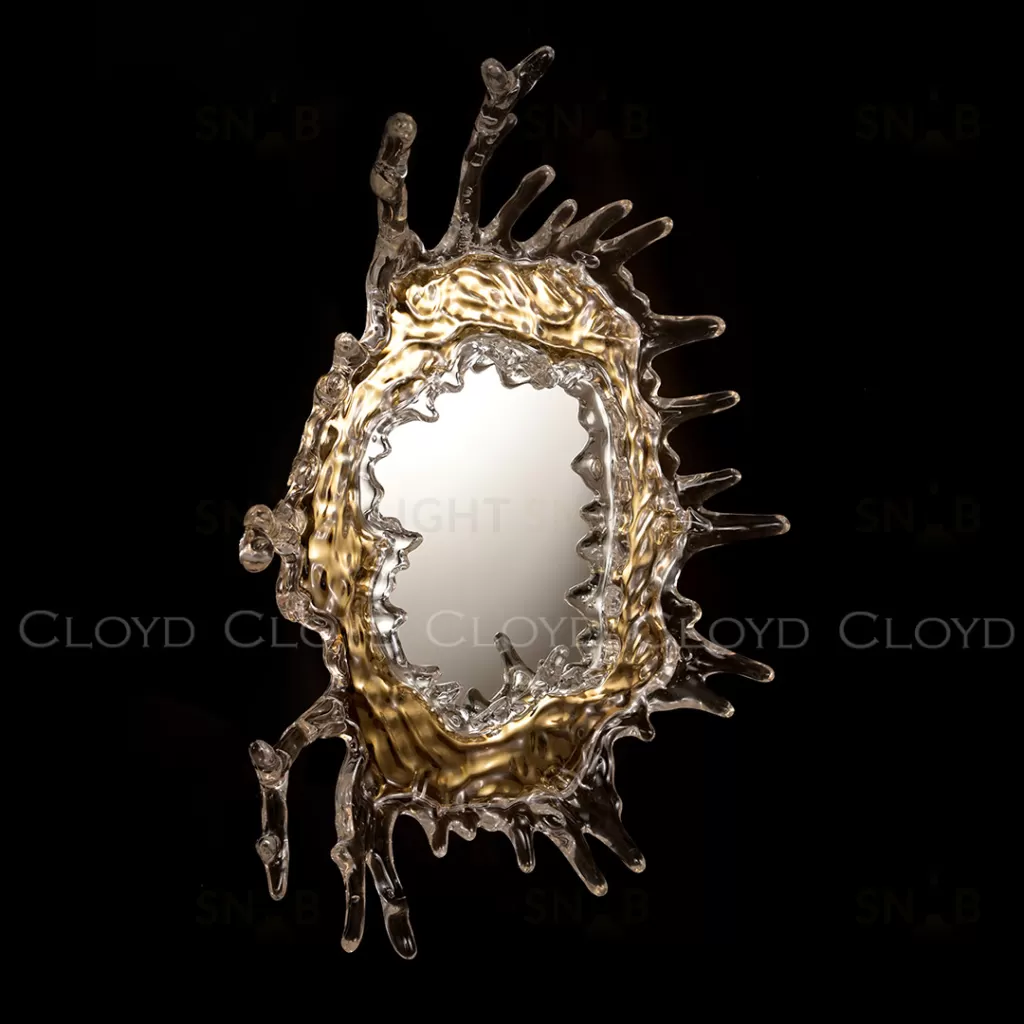  Зеркало Cloyd EVOKE-B Mirror / выс. 78 см - золото (арт.50151)  50151