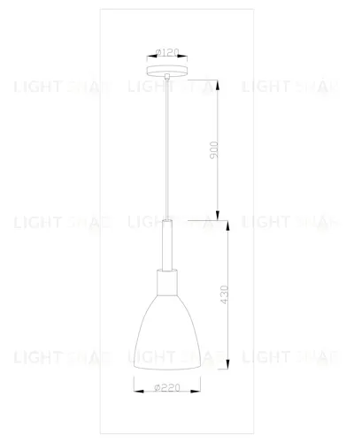 Подвесной светильник Moderli V1282-1P Toni 1*E27*60W УТ000017045