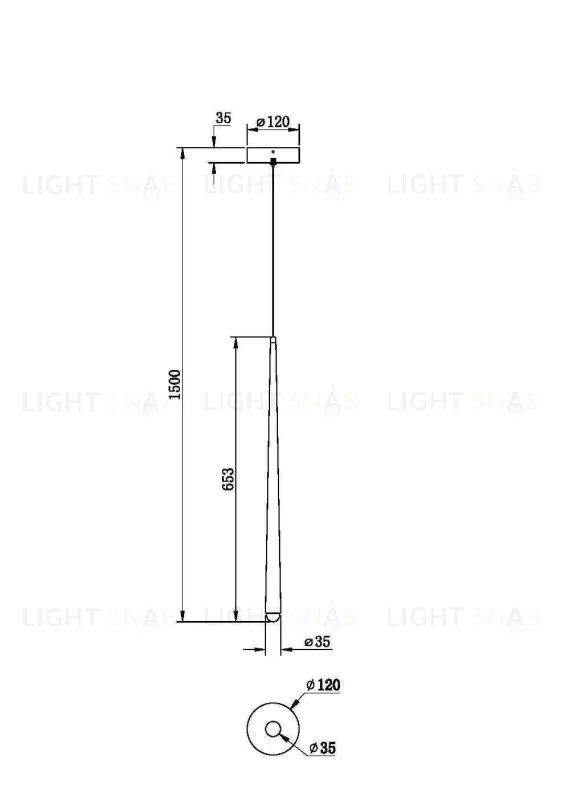 Подвесной светильник Maytoni MOD132PL-L6BSK MOD132PL-L6BSK