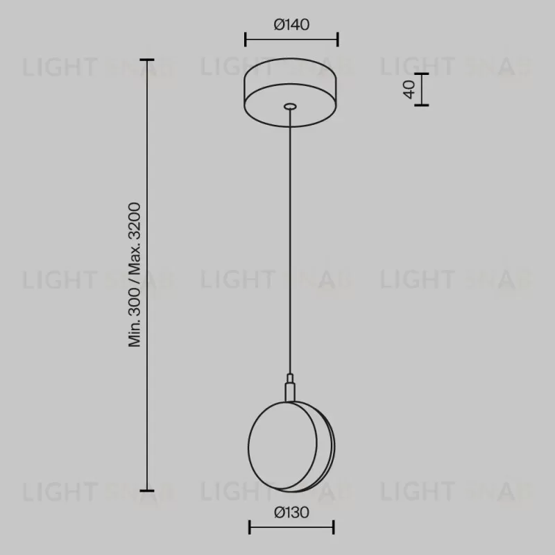 Подвесной светильник Maytoni MOD299PL-L10BS3K MOD299PL-L10BS3K