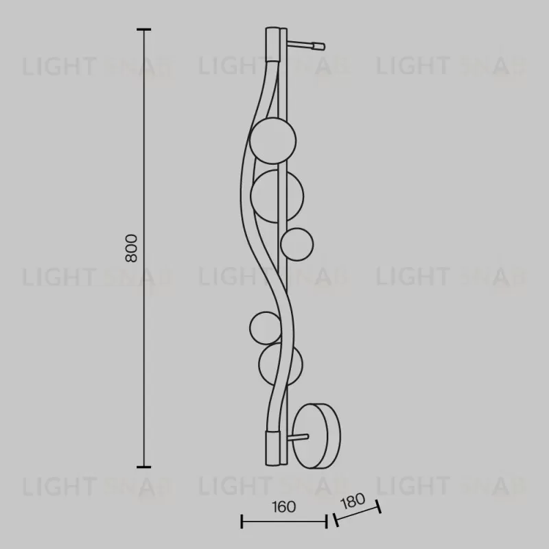 Бра Maytoni MOD289WL-L18BS3K MOD289WL-L18BS3K