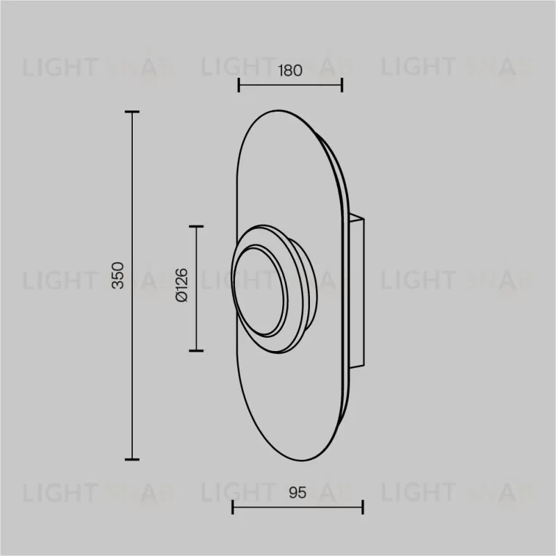 Бра Maytoni MOD361WL-L20BS3K MOD361WL-L20BS3K