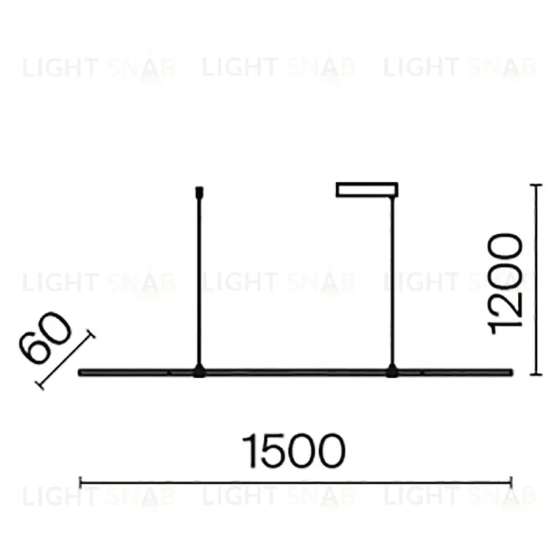 Подвесной светильник Maytoni MOD005PL-L48BK MOD005PL-L48BK