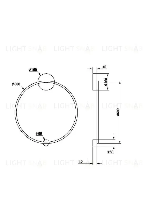 Бра Maytoni MOD005WL-L35BSK MOD005WL-L35BSK