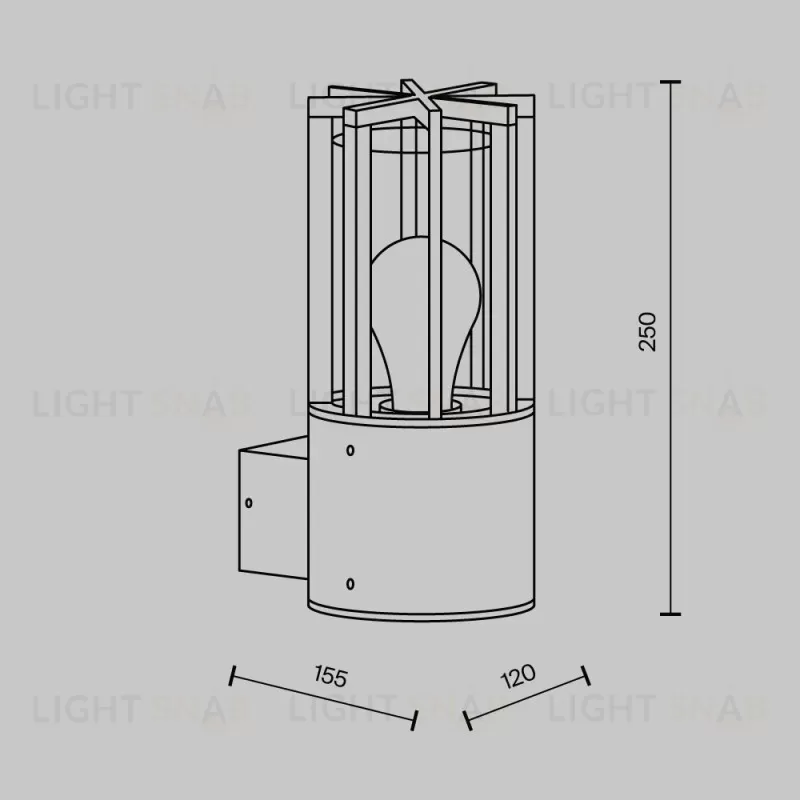 Светильник настенный Maytoni O453WL-01GF O453WL-01GF