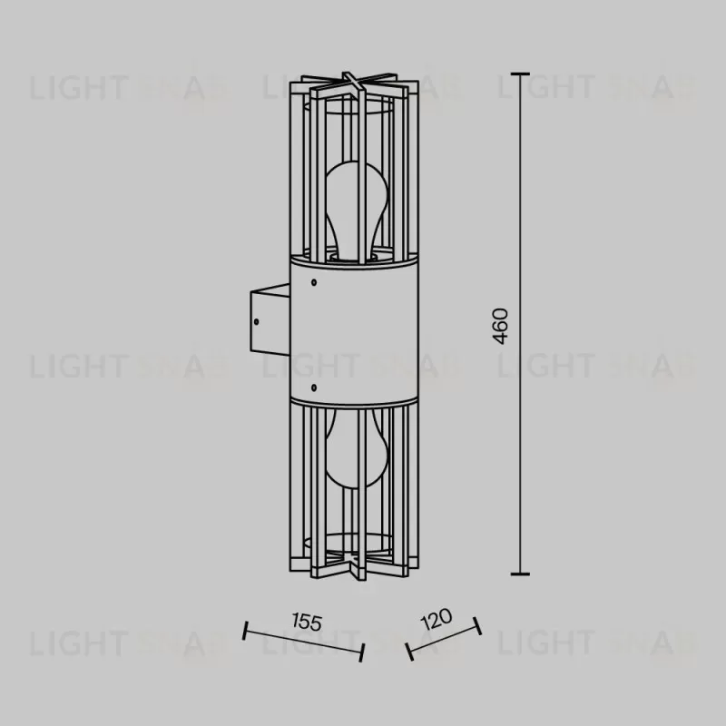 Светильник настенный Maytoni O453WL-02GF O453WL-02GF