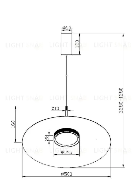 Подвесной светильник Maytoni MOD041PL-L15W3K1 MOD041PL-L15W3K1