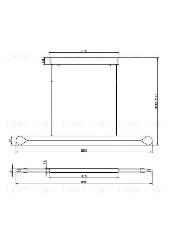 Подвесной светильник Maytoni MOD276PL-L40W3K MOD276PL-L40W3K