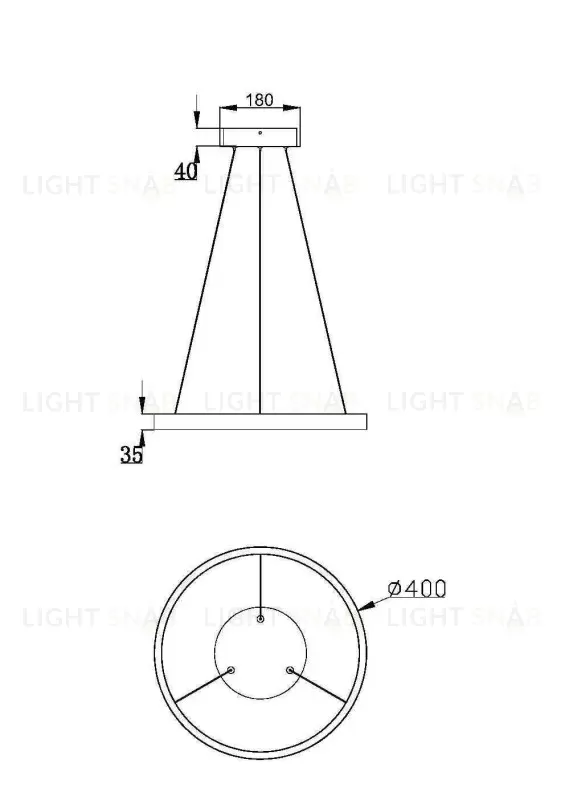 Подвесной светильник Maytoni MOD058PL-L22BK MOD058PL-L22BK