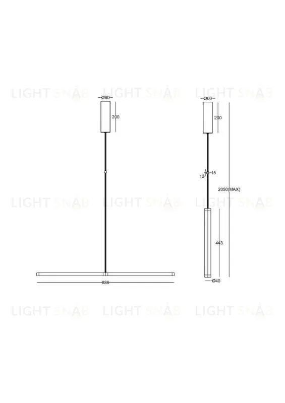 Подвесной светильник Maytoni P096PL-L11WK1 P096PL-L11WK1