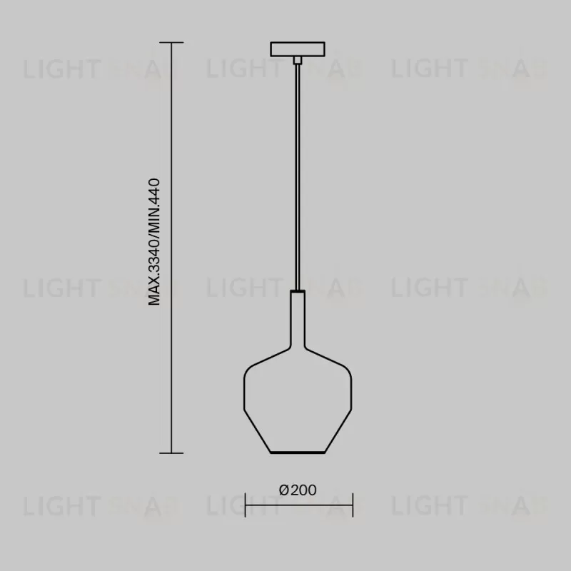 Подвесной светильник Maytoni MOD271PL-01B6 MOD271PL-01B6