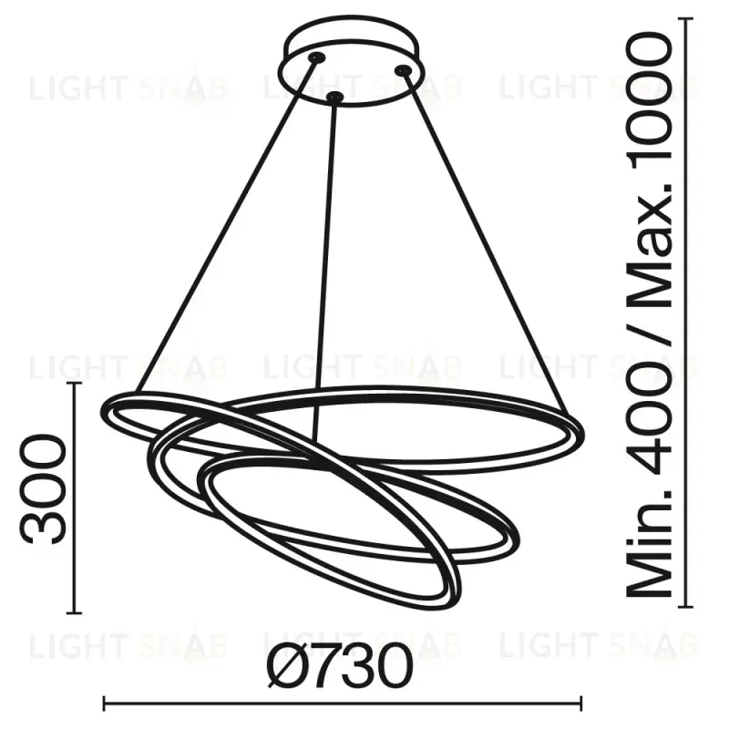 Подвесная люстра Maytoni MOD100PL-L88WK1 MOD100PL-L88WK1