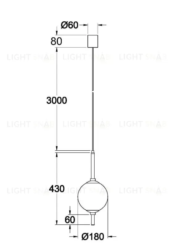 Подвесной светильник Maytoni Z020PL-L6B3K Z020PL-L6B3K