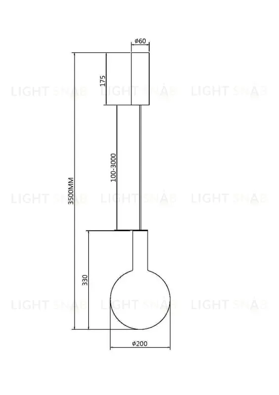 Подвесной светильник Maytoni MOD182PL-L4B3K MOD182PL-L4B3K