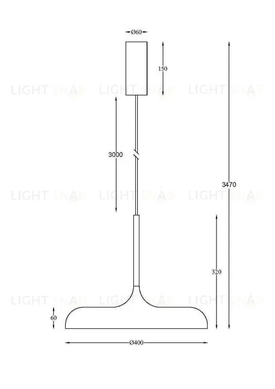 Подвесной светильник Maytoni MOD189PL-L18W3K1 MOD189PL-L18W3K1