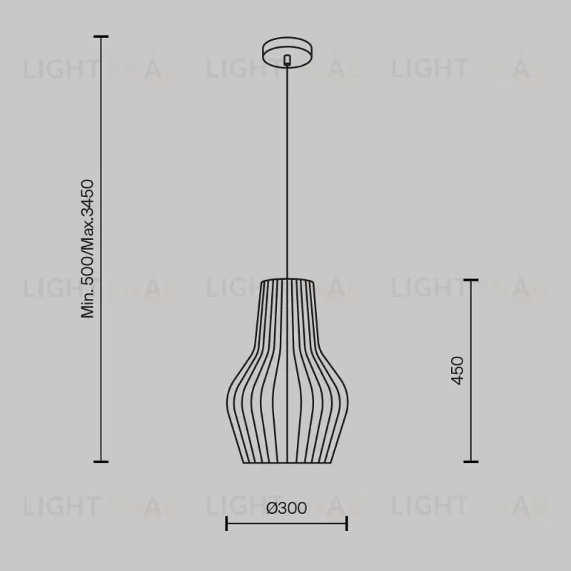 Подвесной светильник Maytoni MOD191PL-01W1 MOD191PL-01W1