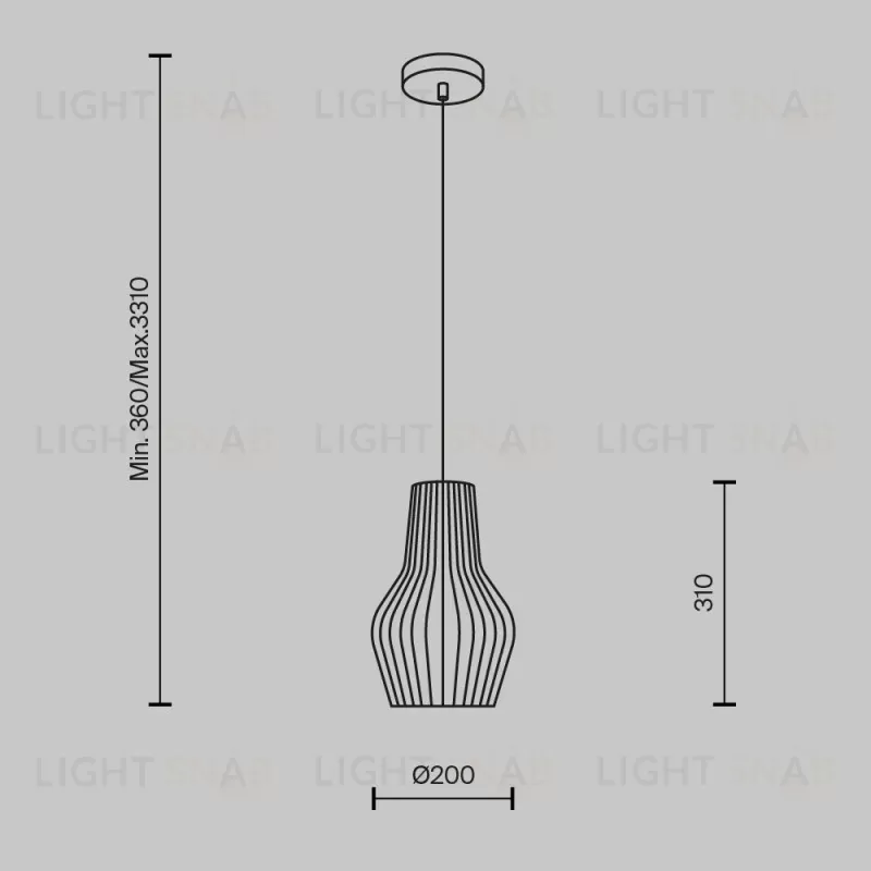 Подвесной светильник Maytoni MOD191PL-01W MOD191PL-01W