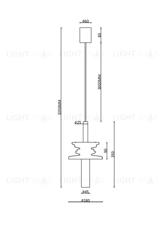 Подвесной светильник Maytoni MOD255PL-01B4 MOD255PL-01B4